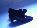 รองเท้าNineWest ไซด์6 สีดำ ผ้ากำมะหยี่ ราคา 500บาท(พร้อมจัดส่ง) รูปที่ 1