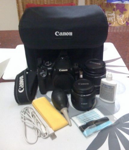 ขายกล้องCANON EOS 400D พร้อมเลนส์คิต EF-S 18-55  EF 50mm F 1.8mm  กระเป๋า canon รูปที่ 1