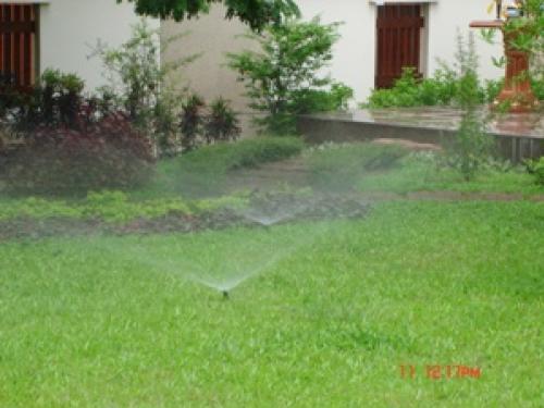 จำหน่าย  ออกแบบ  ติดตั้งระบบรดน้ำต้นไม้ ระบบรดน้ำ สปริงเกอร์ sprinkler รดน้ำ ออกแบบและรดน้ำในสวน หยด รูปที่ 1