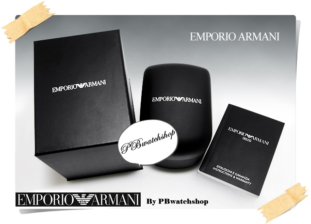 นาฬิกาอามานี่ Armani Men Watch AR0673 สินค้าใหม่ ของแท้100% พร้อมกล่องและใบรับประกัน พร้อมส่งค่ะ รูปที่ 3