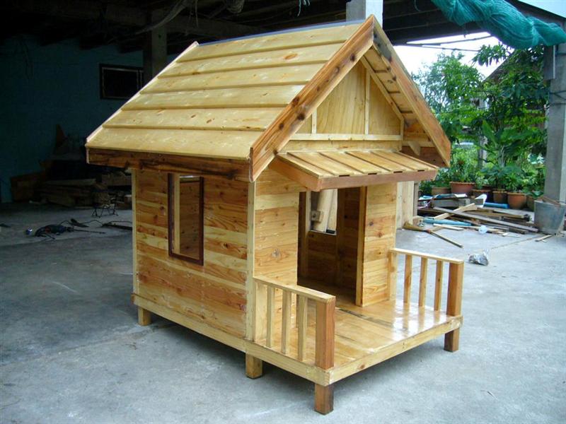 ขายบ้านน้องหมา-แมว & รับออกแบบสร้างบ้านน้องหมา-แมว กรงนก บ้านสัตว์เลี้ยง งานไม้อื่นๆ รูปที่ 1