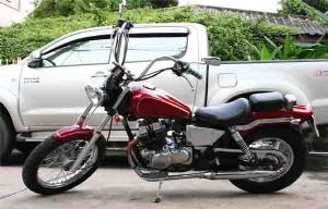 ขายHonda rebel 250cc ปี94 ทะเบียนแท้ หรือแลกกับ srx รูปที่ 1