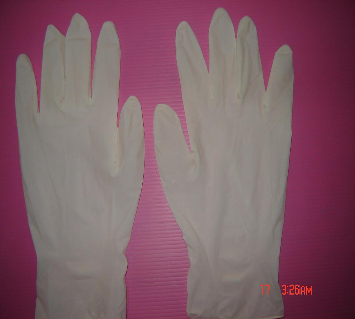 .ถุงมือแพทย์ , ถุงมือยางอเนกประสงค์  ( Latex gloves )  แบบมีแป้ง และ ไม่มีแป้ง ราคายุติธรรมสำหรับผู้ใช้ รูปที่ 1