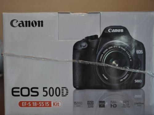 ขายกล้องใหม่ canon 500D รูปที่ 1