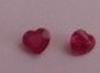 รูปย่อ พลอยทับทิมแท้รูปหัวใจ(Ruby) 3 กะรัต  2ชิ้นสีชมพู พลอยพม่าแท้ ราคา 45,000 รูปที่1