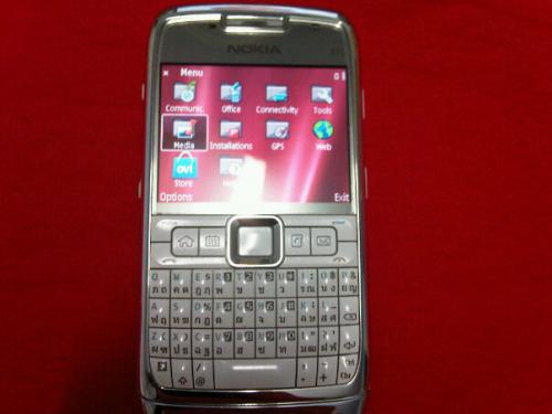 ขาย Nokia E71 สภาพ 100เปอร์เซ็น  ประกันเหลือ 6 เดือน รูปที่ 1