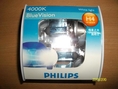 ขายหลอดไฟรถยนต์ Philips Blue Vision 4000K