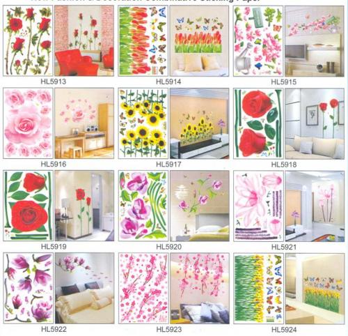 Wallsticker สติ๊กเกอร์ตกแต่งผนังเก๋ ๆ สไตล์เกาหลีราคาย่อมเยาว์ รูปที่ 1