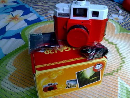 ขายกล้อง holga 120 gcfn (สีแดง-ขาว) รูปที่ 1