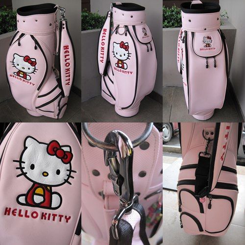 ขาย ถุงกอล์ฟ Hello Kitty  สีชมพู  3 500 เท่านั้น  (ของแท้ 100%) รูปที่ 1