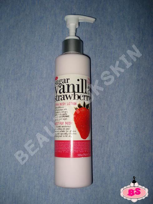 Sugar vanilla strawberry body lotion โลชั่นปรับผิวขาว ภายใน 7-14 วัน รูปที่ 1