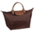 ขายกระเป๋า Longchamp Size M หูสั้น สี Chocolate ราคา 3000 บาท