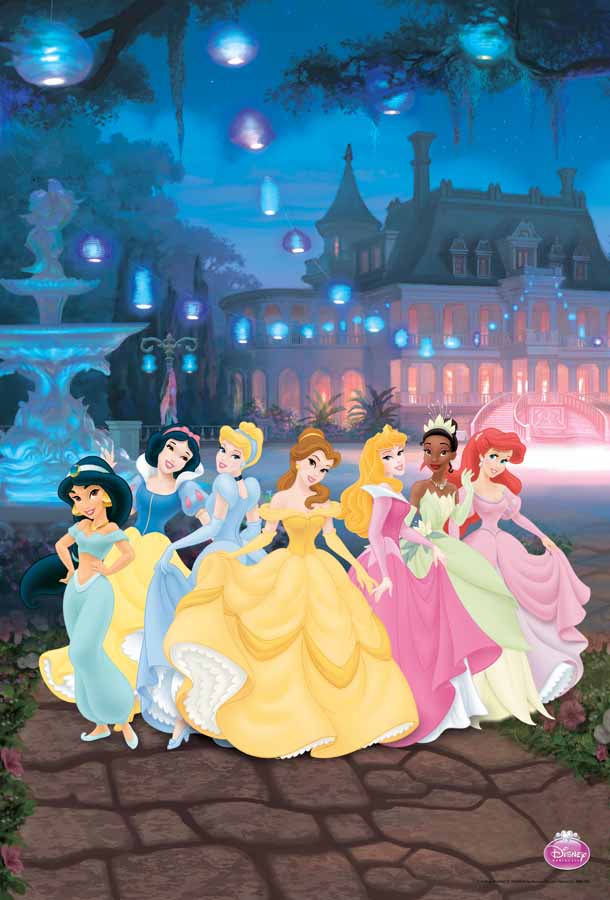 Cartoon Poster : โปสเตอร์ ดิสนีย์ เจ้าหญิง Disney Princess Poster ราคาถูก รูปที่ 1