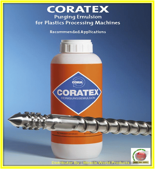 Coratex   คือ  หนึ่งในผลิตภัณฑ์ล้างทำความสะอาดเครื่องจักรพลาสติกชั้นนำ รูปที่ 1