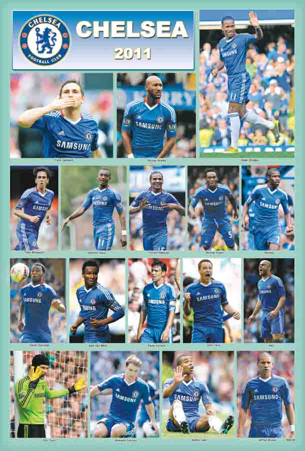 Football Poster : โปสเตอร์ Chelsea 2011 ราคาถูก รูปที่ 1