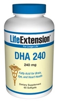 รับสั่ง Life Extension - DHA 240, 60 softgels จากสหรัฐอเมริกา  ราคา 1180 บาท ค่าจัดส่งทั่วประเทศ 60 บาท สั่งซื้อโทร. คุณ