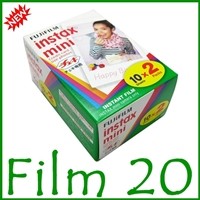 fuji Mini instax film แบบ 2 Pack มี 20 รูป ฟิล์มสำหรับกล้อง cheki instax หรือ mini instax รูปที่ 1