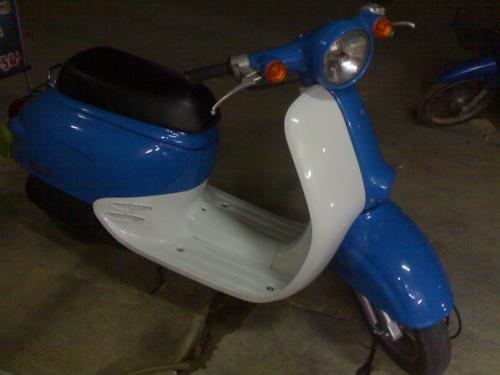 ขาย honda giorno สีฟ้า-ขาว รูปที่ 1