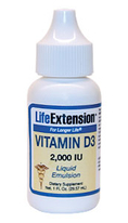 รับสั่ง Liquid Emulsified Vitamin D3, 1 fl oz. แบรนด์ Life Extension จากสหรัฐอเมริกา  ราคา 1480 บาท ค่าจัดส่งทั่วประเทศ 