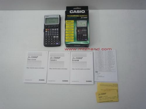 เครื่องคิดเลข CASIO FX 5800P สภาพดี100เปอร์เซ็น รูปที่ 1