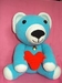 รูปย่อ จําหน่าย ตุ๊กตาไหมพรมปลีก-ส่งสินค้า ตุ๊กตาหมีฝากรัก รูปที่1