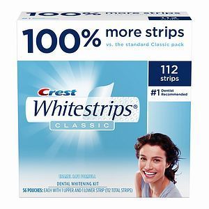 แผ่นฟอกฟันขาว crest whitestrips classic แผ่นฟอกฟัน แผ่นแปะฟันขาว ยาสีฟัน ฟอกสีฟัน ภายใน 3 วัน ราคา ถูก เริ่มต้นที่ 120 บ รูปที่ 1