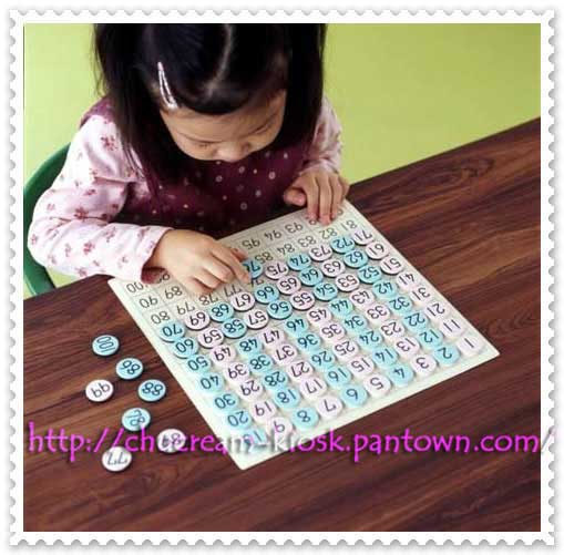 กระดาน 100 ช่อง คุมอง Kumon ของแท้จากญี่ปุ่น รูปที่ 2