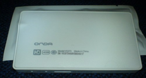 ขาย Mp4 ราคาถูก  สีขาว  ยี่ห้อ ONDA   ราคา 1,500 บาท รูปที่ 3