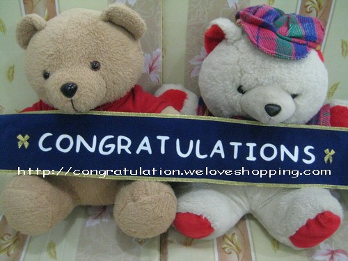 จำหน่ายสายสะพายรับปริญญา Congratulations รูปที่ 3