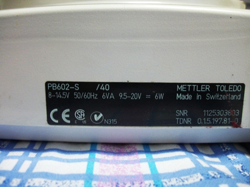 ขายเครื่องชั่งดิจิตอล Mettler Toledo PB602-S 13,xxx รูปที่ 5