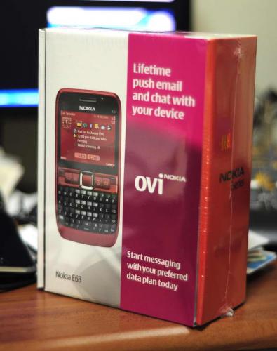 ขาย Nokia E63 สีดำ 5 700 บาท เครื่องใหม่100เปอร์เซ็น ศูนย์ UD รูปที่ 1