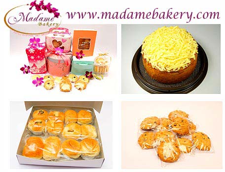 Madame Bakery เป็นเบเกอรี่ออนไลน์สไตล์โฮมเมด รับสั่งทำขนมเค้ก คุ้กกี้ ขนมปัง ผลิตใหม่สดทุกวัน บริการส่งความอร่อยถึงบ้าน รูปที่ 1