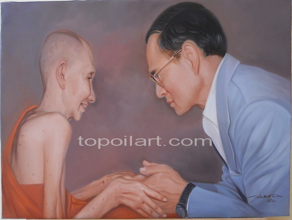 ภาพวาดของขวัญวันรับปริญญา,วันเกิด,วันแต่งงาน,ขึ้นบ้านใหม่,เกษียณอายุด้วยภาพวาดสีน้ำมันราคาพิเศษ รูปที่ 6