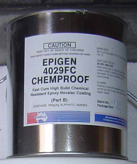 EPIGEN 4029 FC & 4029 EPOXYเซรามิคเคลือบผิวโลหะป้องกันการกัดกร่อนจากสนิมความ ชื้นน้ำเค็มเคมีที่รุนแรงได้ดี081-9218788 รูปที่ 2
