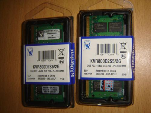 ขาย KINGSTON DDR II 2GB  (800MHz) เพิ่งซื้อมาเดือนเดียวค่ะ รูปที่ 1