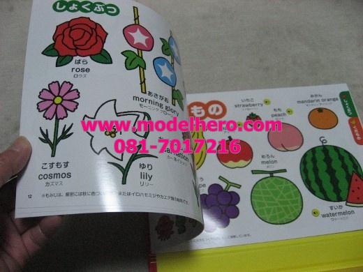 หนังสือสอนคำศัพท์สำหรับเด็ก อังกฤษ-ญี่ปุ่น 169 คำ 64 เสียง 12 หมวด มีปุ่มกดฟังเสียง 999 บาท เท่านั้น  รูปที่ 5