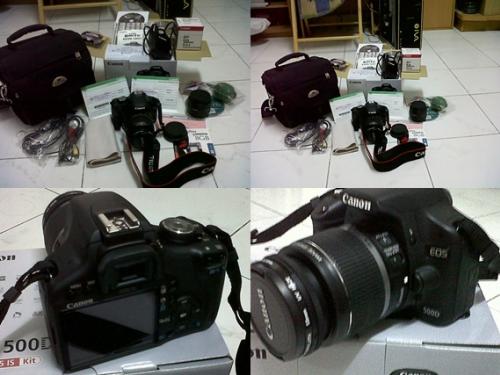 ขาย Canon 500D Kit 18-55 + EF 50 mm f/1.8 II SDHC 8 GB ประกันศูนย์ สภาพใหม่ รูปที่ 1