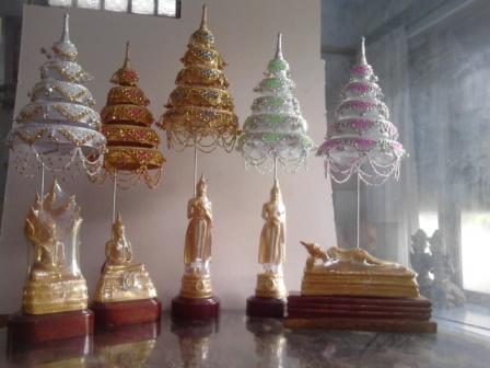 เศวตฉัตรเทพหัสดิน (รับสั่งทำเศวตฉัตรพระประธานในโบสถ์ ฉัตรกลางแจ้ง พานพุ่ม พานขมาสไบพระ) รูปที่ 7