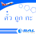 ตั๋วเครื่องบิน ราคาถูก บริการดี ต้องที่นี่ ... แซล ทราเวล (SAL Travel Co.,Ltd.)