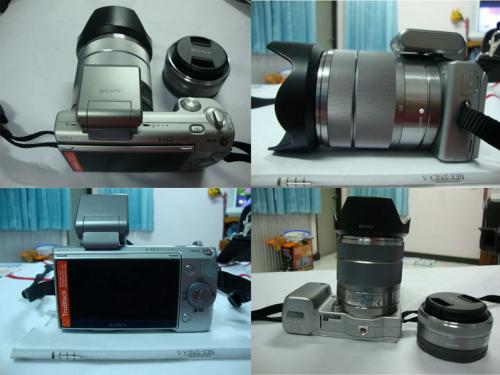 ขายกล้อง Sony nex-5  สีเงิน ประกันศูนย์ สภาพ 99เปอร์เซ็น รูปที่ 1