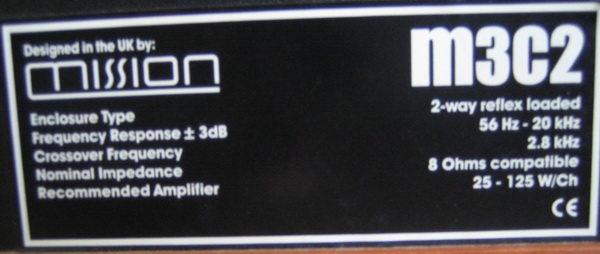 ขายลำโพงอังกฤษ mission m31 และ ลำโพงเซนเตอร์ m3c2 รูปที่ 7