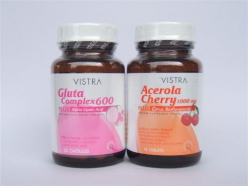 ขาย VISTRA Gluta Complex 600 + VISTRA Acerola Cherry 1000mg รูปที่ 1