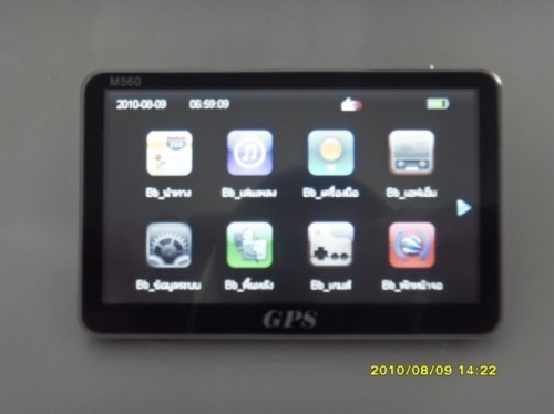 GPS 5นิ้ว Sirf5 ram128 mem4MB ราคา 3,600.- รูปที่ 1