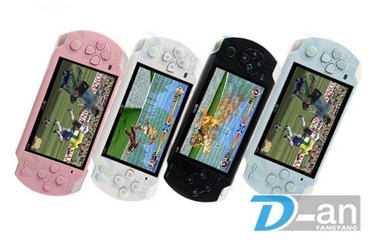 New 8GB 4.3 inch QVGA screen MP4 Player MP5 Player 1.3 M Camera Game player +100 games CD รูปที่ 1