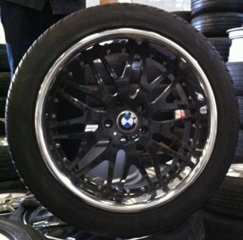 ขายล้อ + ยาง สภาพ 95 เปอร์เซ็น  (ล้อ20&quot  x 9&quot  5 รู ) รูปที่ 1