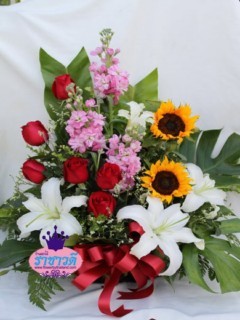 ร้านดอกไม้ราชาวดี บริการส่งดอกไม้ทั่วไทย ส่งพวงหรีดทั่วไทย โทร.083-545-1444 รูปที่ 3