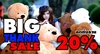 รูปย่อ เทศกาลของขวัญ BIG THANK SALE!! ลดทั้งร้าน 20% นำเข้าและจำหน่ายตุ๊กตาหมี,ตุ๊กตาหมีตัวใหญ่ ขนาด 1-2 เมตร คลิก! รูปที่1