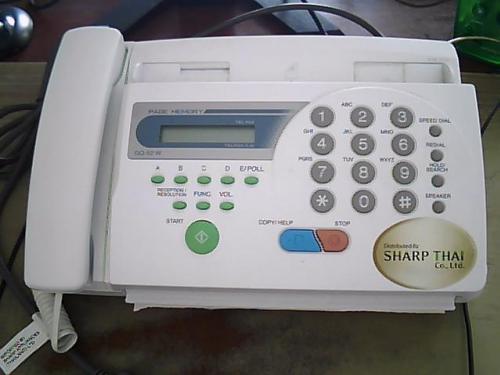 Fax ความร้อน Sharp รุ่น GQ-52W สภาพ 99.99เปอร์เซ็น  เชิญชม !! รูปที่ 1