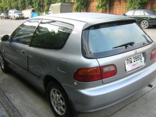 ขายด่วนรถบ้าน HONDA CIVIC  ปี 1995 รุ่น 3 DR 1.5 EX AUTO สีเทา ( โฉมสุดท้ายของรุ่น ) รถสวยเดิมๆ ( สภ รูปที่ 1