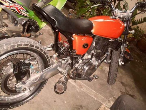 ขายด่วน yamaha sr 500 cc แนว Motad โหดๆเจ็บ รูปที่ 7